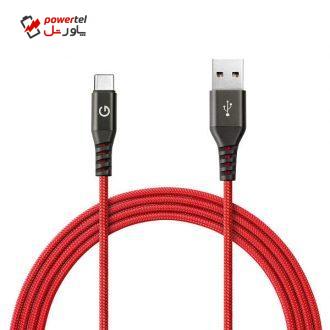 کابل تبدیل USB به USB-C انرجیا مدل Alutough طول 1.5 متر کابل تبدیل USB به USB-C انرجیا مدل Alutough طول 1.5 متر