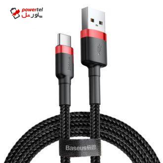 کابل تبدیل USB به USB-C باسئوس مدل CATKLF-B91 Cafule طول 1 متر