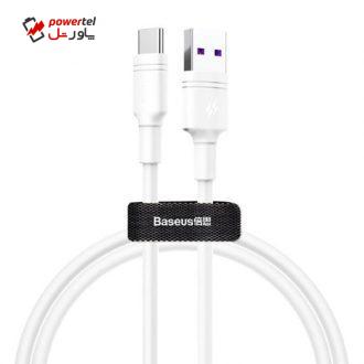 کابل تبدیل USB به USB-C باسئوس مدل CATSH-A02 طول 0.5 متر