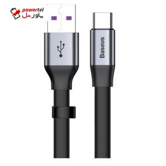 کابل تبدیل USB به USB-C باسئوس مدل Simple HW طول 0.23 متر کابل تبدیل USB به USB-C باسئوس مدل Simple HW طول 0.23 متر