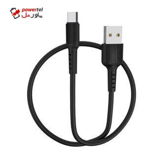 کابل تبدیل USB به USB-C بروفون مدل BX16 طول 1 متر کابل تبدیل USB به USB-C بروفون مدل BX16 طول 1 متر