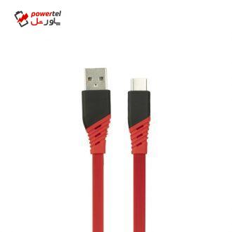 کابل تبدیل USB به USB-C بیبوشی مدل A06 طول 1 متر کابل تبدیل USB به USB-C بیبوشی مدل A06 طول 1 متر