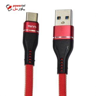 کابل تبدیل USB به USB-C تسکو مدل TC C58 طول 1 متر کابل تبدیل USB به USB-C تسکو مدل TC C58 طول 1 متر
