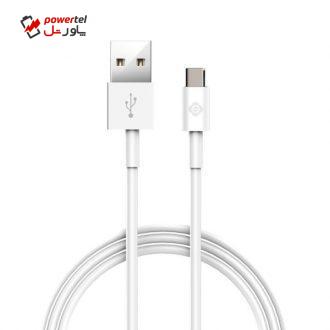 کابل تبدیل USB به USB-C توتو مدل BTA-018 طول 1 متر کابل تبدیل USB به USB-C توتو مدل BTA-018 طول 1 متر