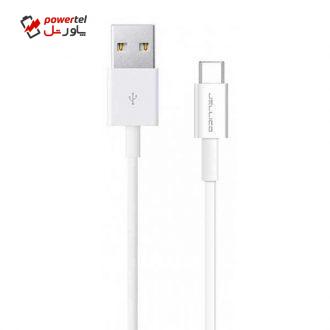 کابل تبدیل USB به USB-C جلیکو مدل NY-10 طول 1 متر کابل تبدیل USB به USB-C جلیکو مدل NY-10 طول 1 متر