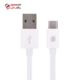 کابل تبدیل USB به USB-C جی.تی.آر مدل J01 طول 1 متر