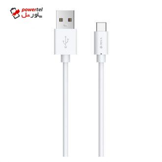 کابل تبدیل USB به USB-C دیویا مدل KINTONE طول 1.0 متر