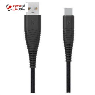کابل تبدیل USB به USB-C راوپاور مدل RP-CB046 طول 1 متر