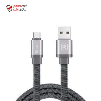 کابل تبدیل USB به USB-C رسی مدل 001Y-TCR طول 1 متر کابل تبدیل USB به USB-C رسی مدل 001Y-TCR طول 1 متر