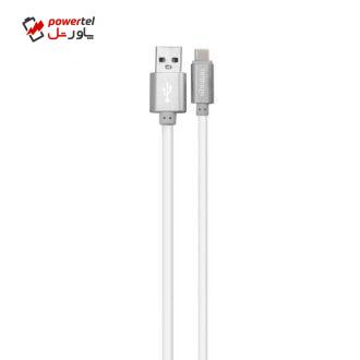 کابل تبدیل USB به USB-C سیبراتون مدل S221C طول 1.2 متر کابل تبدیل USB به USB-C سیبراتون مدل S221C طول 1.2 متر