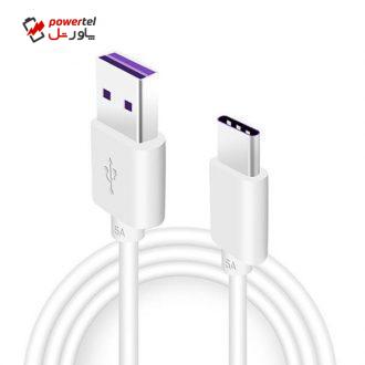 کابل تبدیل USB به USB-C  مدل PY0857 طول 1 متر