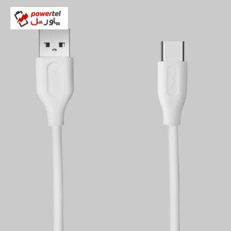 کابل تبدیل USB به USB-C مدل power-22 طول 0.22 متر کابل تبدیل USB به USB-C مدل power-22 طول 0.22 متر
