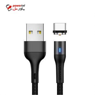 کابل تبدیل USB به USB-C یوسمز مدل US-SJ353 U32 طول 1 متر کابل تبدیل USB به USB-C یوسمز مدل US-SJ353 U32 طول 1 متر