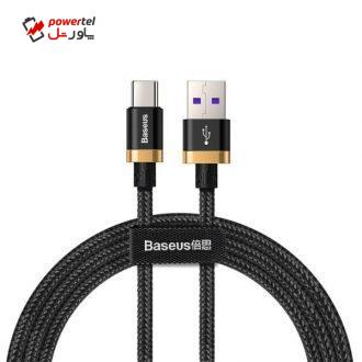 کابل تبدیل USB به USB-c باسئوس مدل CZH-B طول 2 متر کابل تبدیل USB به USB-c باسئوس مدل CZH-B طول 2 متر