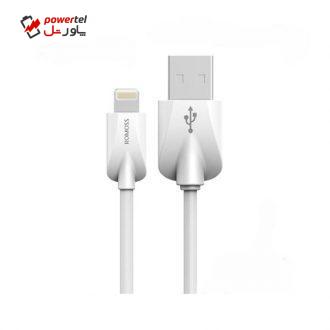 کابل تبدیل USB به lightning روموس مدل CB12V به طول 1 متر کابل تبدیل USB به lightning روموس مدل CB12V به طول 1 متر