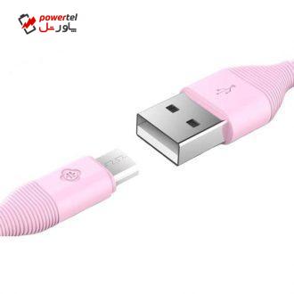 کابل تبدیل USB به micro USB توتو مدل L8 به طول ا متر کابل تبدیل USB به micro USB توتو مدل L8 به طول ا متر