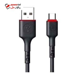 کابل تبدیل USB به microUSB آککیو مدل UC04 طول 1 متر
