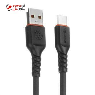 کابل تبدیل USB به microUSB آیکونیکس مدل IC-UC1626 طول 3 متر