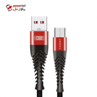کابل تبدیل USB به microUSB ارلدام مدل EC-061M طول 1 متر کابل تبدیل USB به microUSB ارلدام مدل EC-061M طول 1 متر