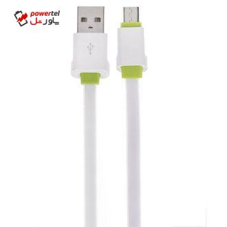 کابل تبدیل USB به microUSB الدینیو مدل LS01 طول 2 متر