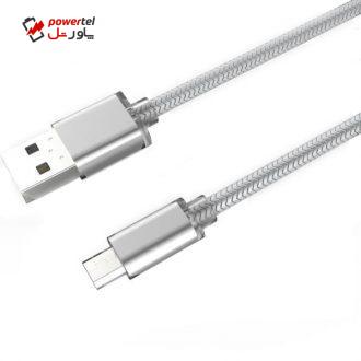 کابل تبدیل USB به microUSB الدینیو مدل LS31 به طول 3 متر