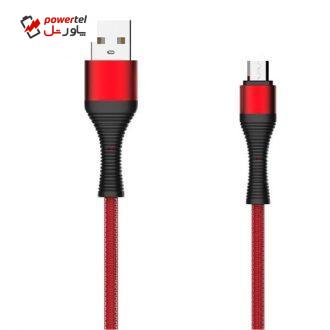 کابل تبدیل USB به microUSB الدینیو مدل LS401 طول 1 متر