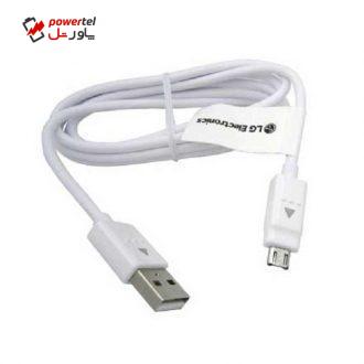 کابل تبدیل USB به microUSB ال جی مدل dc09wk طول 1 متر کابل تبدیل USB به microUSB ال جی مدل dc09wk طول 1 متر