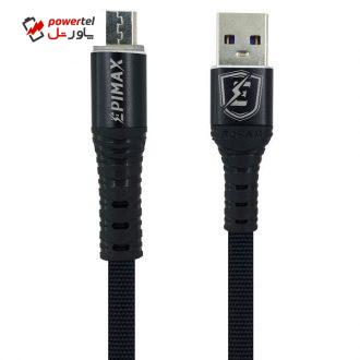 کابل تبدیل USB به microUSB اپی ماکس مدل EC-01 طول 1.2 متر