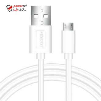 کابل تبدیل USB به microUSB ایکس-انرژی مدل X-101 طول 1 متر