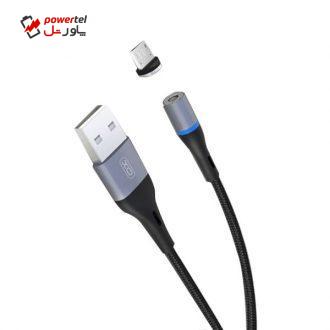 کابل تبدیل USB به microUSB ایکس او مدل NB-125 طول 1 متر
