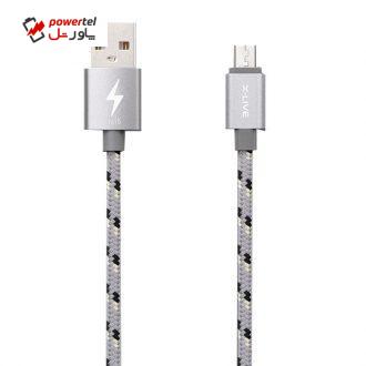 کابل تبدیل USB به microUSB ایکس لایو مدل cm110 طول 1 متر کابل تبدیل USB به microUSB ایکس لایو مدل cm110 طول 1 متر