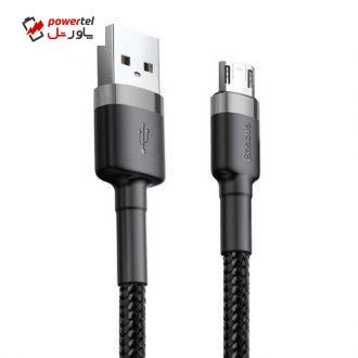 کابل تبدیل USB به microUSB باسئوس مدل CALKLF-BG1 طول 1 متر
