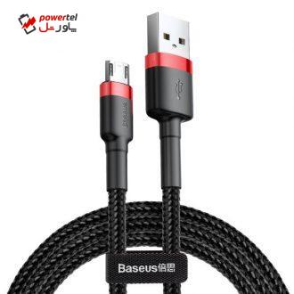 کابل تبدیل USB به microUSB باسئوس مدل CAMKLF-BG1 طول 1 متر