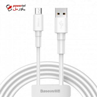 کابل تبدیل USB به microUSB باسئوس مدل CAMSW طول 1 متر کابل تبدیل USB به microUSB باسئوس مدل CAMSW طول 1 متر