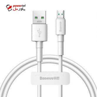 کابل تبدیل USB به microUSB باسئوس مدل CATSW-02 طول 1 متر کابل تبدیل USB به microUSB باسئوس مدل CATSW-02 طول 1 متر