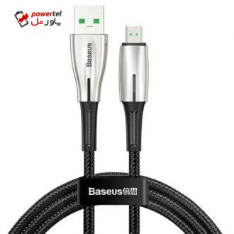کابل تبدیل USB به microUSB باسئوس مدل Waterdrop طول 2 متر کابل تبدیل USB به microUSB باسئوس مدل Waterdrop طول 2 متر