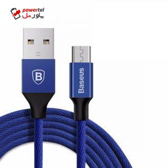 کابل تبدیل USB به microUSB باسئوس مدل Yiven به طول 1.5 متر کابل تبدیل USB به microUSB باسئوس مدل Yiven به طول 1.5 متر