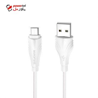 کابل تبدیل USB به microUSB بروفون مدل BX18 طول 2 متر