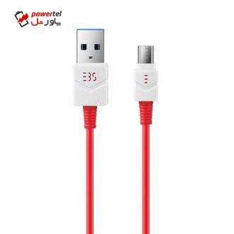 کابل تبدیل USB به microUSB تری بی اس مدل PC-120 طول 1.2 متر
