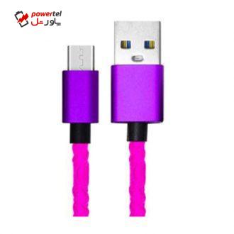 کابل تبدیل USB به microUSB تسکو مدل TC A154 طول 1 متر