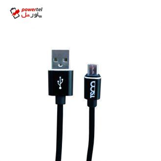 کابل تبدیل USB به microUSB تسکو مدل TC A169 طول 1 متر کابل تبدیل USB به microUSB تسکو مدل TC A169 طول 1 متر
