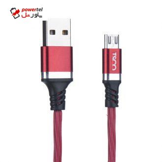 کابل تبدیل USB به microUSB تسکو مدل TC A47 طول 1 متر کابل تبدیل USB به microUSB تسکو مدل TC A47 طول 1 متر