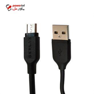 کابل تبدیل USB به microUSB جرلکس مدل GD-03 طول 1 متر کابل تبدیل USB به microUSB جرلکس مدل GD-03 طول 1 متر