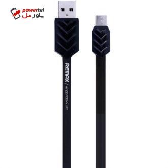 کابل تبدیل USB به microUSB ریمکس مدل Fishbone طول 1 متر کابل تبدیل USB به microUSB ریمکس مدل Fishbone طول 1 متر