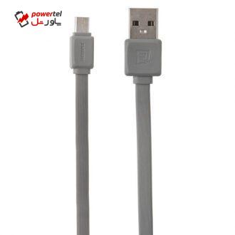 کابل تبدیل USB به microUSB ریمکس مدل RC-008m طول 1 متر
