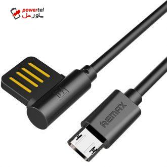 کابل تبدیل USB به microUSB ریمکس مدل RC-075m طول 1 متر کابل تبدیل USB به microUSB ریمکس مدل RC-075m طول 1 متر