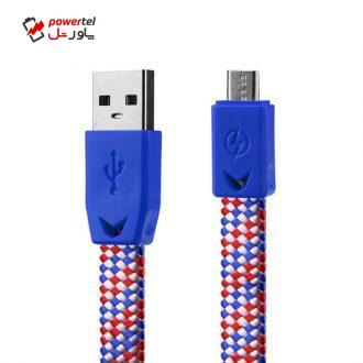 کابل تبدیل USB به microUSB مدل 002 طول 0.8 متر کابل تبدیل USB به microUSB مدل 002 طول 0.8 متر
