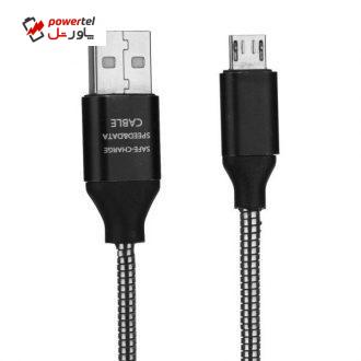 کابل تبدیل USB به microUSB مدل AB01 طول 1 متر