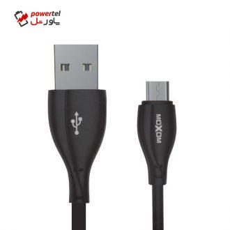 کابل تبدیل USB به microUSB موکسوم مدل CC-64 طول 1 متر کابل تبدیل USB به microUSB موکسوم مدل CC-64 طول 1 متر