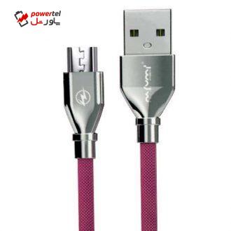 کابل تبدیل USB به microUSB نافومی کد A11 طول 1متر